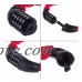 MeanHoo High Quality Cable lock Mountain Bicycle Anti-theft Safety Chain Lock 100cm MTB Bicycle Steel Wire Locks Bike Parts Accessories Safe Bicycle Docked on street - B01IEEMAD8